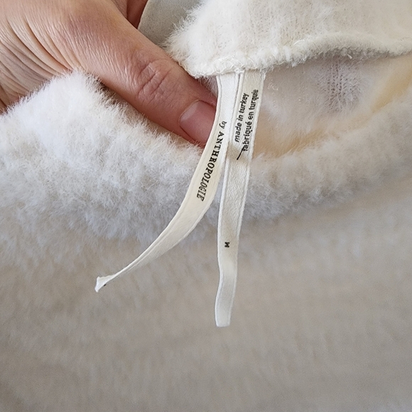 Anthropologie By Anthropologie Mock-Neck Fuzzy Sweater M - Picture 5 of 7